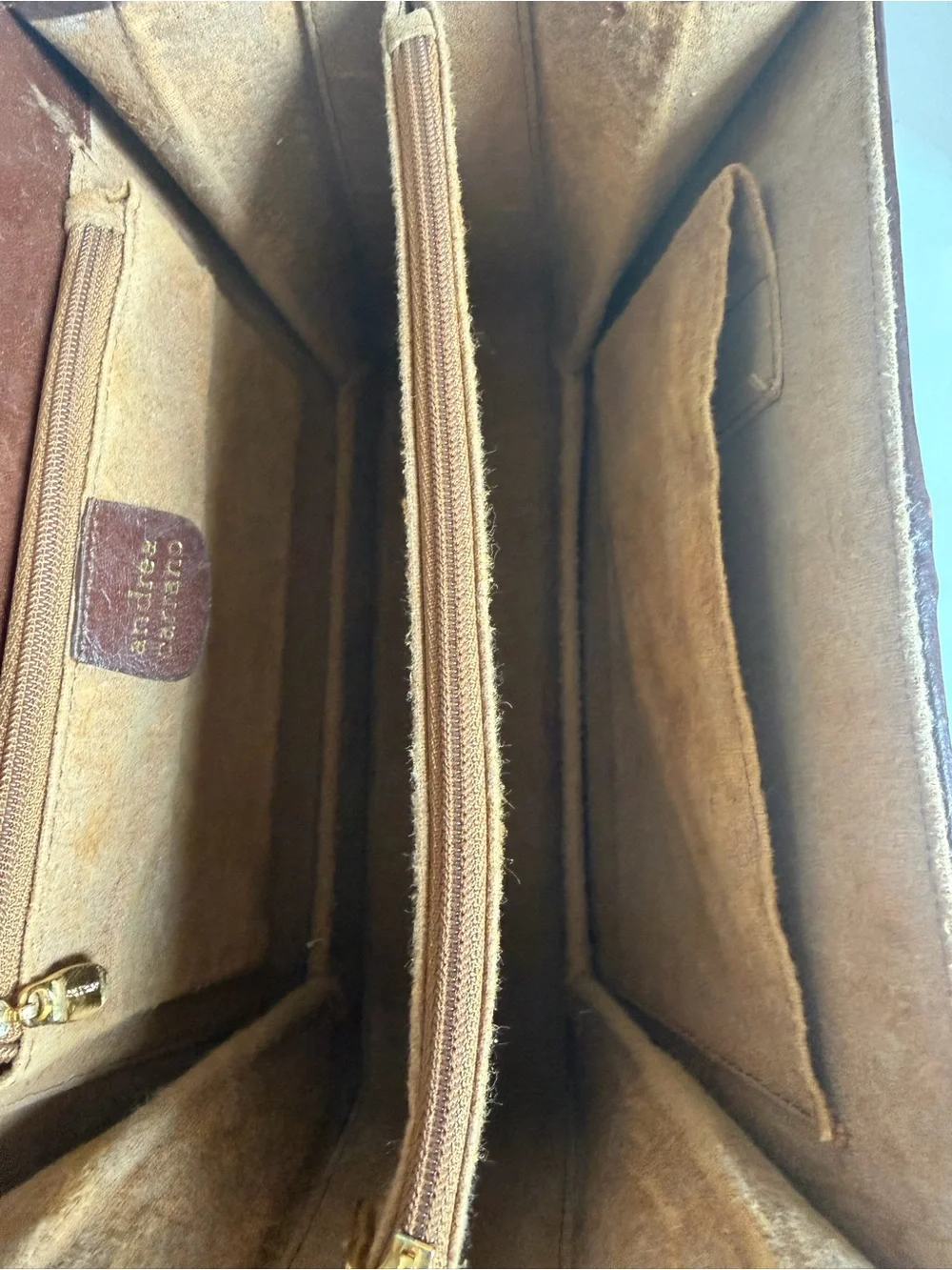 Andrea Carrano Crocodile Top-Handle Bag